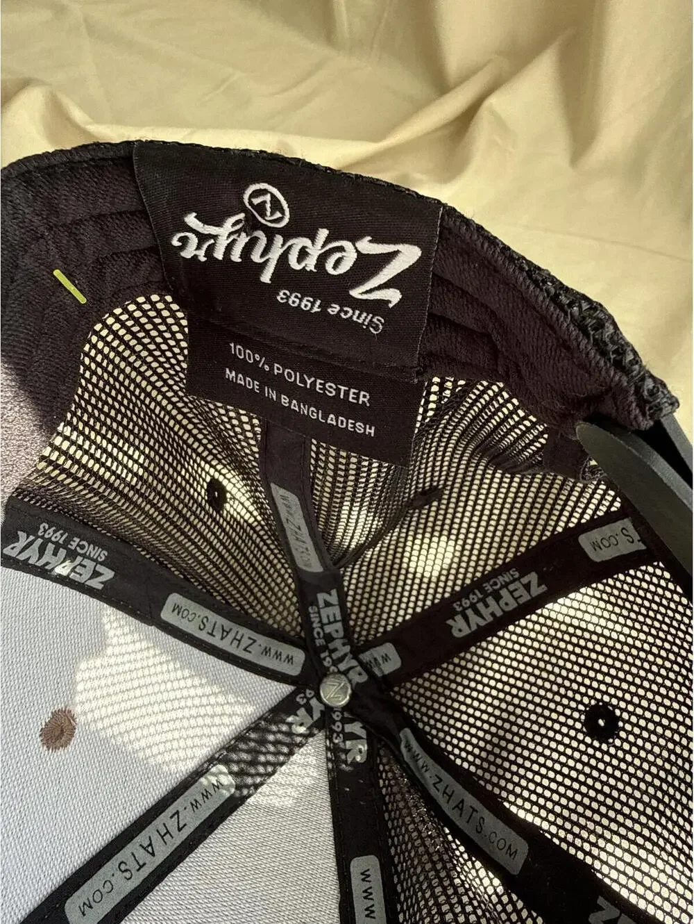 Zephyr Stockyards Fort Worth Trucker Hat Brown Mesh Snapback Adjustable